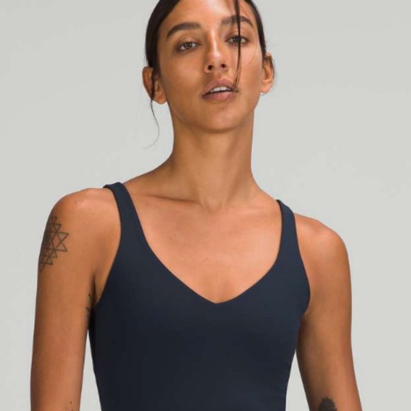 NWT Lululemon Align Waist-Length Tank A B Cup TRUE NAVY BLUE SIZE 8 2021 Version - Picture 4 of 7